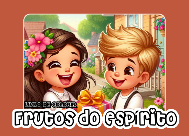 Página de um livro de colorir cristão.